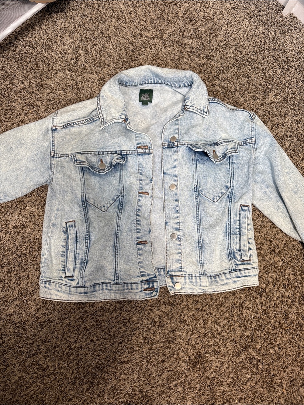 wild fable Light Wash Blue Denim Jacket